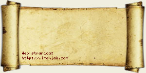 Antonije Rakovac vizit kartica